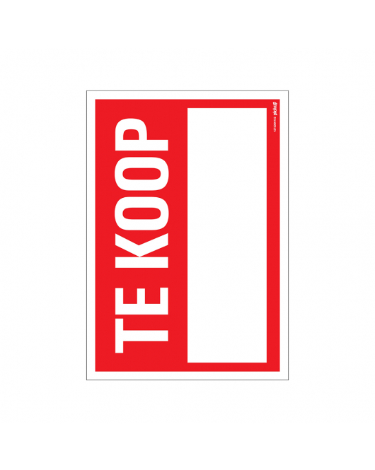 BORD TE KOOP 230X330 MM