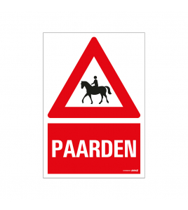 BORD PAARDEN 230X330 MM