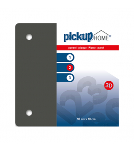 3D HOME PANEEL GRIJS 100X100 MM ACRYLAAT 3 MM