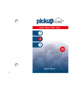 3D HOME PANEEL WIT 100X100 MM ACRYLAAT 3 MM