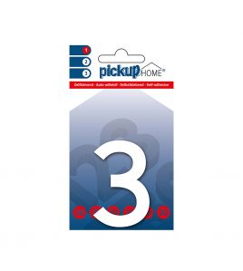 3D HOME RIO 60 MM WIT 3 ACRYLAAT 3 MM ZELFKLEVEND