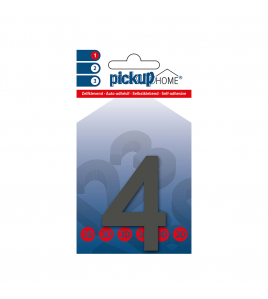 3D HOME RIO 60 MM GRIJS 4 ACRYLAAT 3 MM ZELFKLEVEND