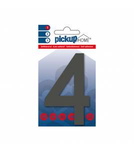 3D HOME RIO 100 MM GRIJS 4 ACRYLAAT 3 MM ZELFKLEVEND