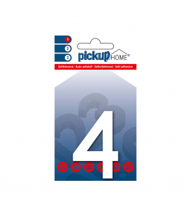 3D HOME RIO 60 MM WIT 4 ACRYLAAT 3 MM ZELFKLEVEND