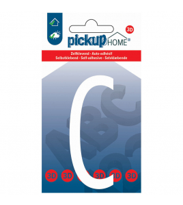 3D HOME STOCKHOLM 90 MM WIT C ACRYLAAT 3 MM ZELFKLEVEND