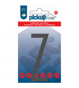 3D HOME STOCKHOLM 90 MM GRIJS Z ACRYLAAT 3 MM ZELFKLEVEND