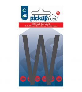 3D HOME STOCKHOLM 90 MM GRIJS W ACRYLAAT 3 MM ZELFKLEVEND