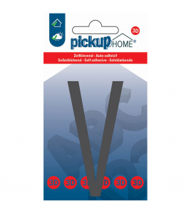 3D HOME STOCKHOLM 90 MM GRIJS V ACRYLAAT 3 MM ZELFKLEVEND