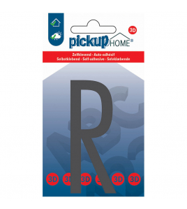 3D HOME STOCKHOLM 90 MM GRIJS R ACRYLAAT 3 MM ZELFKLEVEND