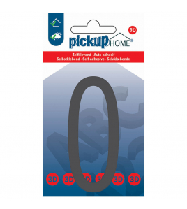 3D HOME STOCKHOLM 90 MM GRIJS O ACRYLAAT 3 MM ZELFKLEVEND