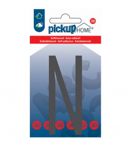 3D HOME STOCKHOLM 90 MM GRIJS N ACRYLAAT 3 MM ZELFKLEVEND