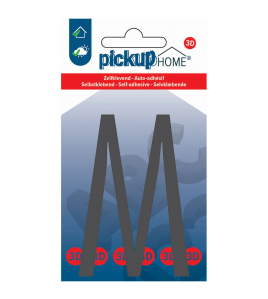 3D HOME STOCKHOLM 90 MM GRIJS M ACRYLAAT 3 MM ZELFKLEVEND