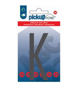 3D HOME STOCKHOLM 90 MM GRIJS K ACRYLAAT 3 MM ZELFKLEVEND