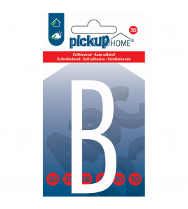 3D HOME STOCKHOLM 90 MM WIT B ACRYLAAT 3 MM ZELFKLEVEND