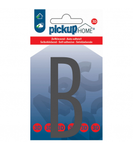 3D HOME STOCKHOLM 90 MM GRIJS B ACRYLAAT 3 MM ZELFKLEVEND