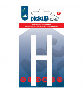 3D HOME STOCKHOLM 90 MM WIT H ACRYLAAT 3 MM ZELFKLEVEND