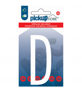 3D HOME STOCKHOLM 90 MM WIT D ACRYLAAT 3 MM ZELFKLEVEND