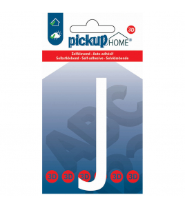 3D HOME STOCKHOLM 90 MM WIT J ACRYLAAT 3 MM ZELFKLEVEND