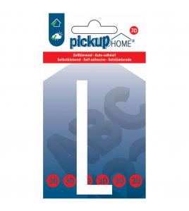 3D HOME STOCKHOLM 90 MM WIT L ACRYLAAT 3 MM ZELFKLEVEND