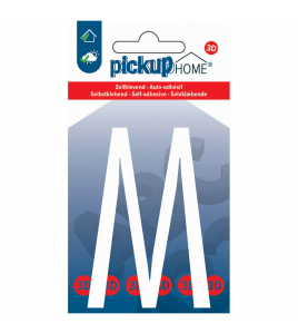 3D HOME STOCKHOLM 90 MM WIT M ACRYLAAT 3 MM ZELFKLEVEND