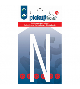 3D HOME STOCKHOLM 90 MM WIT N ACRYLAAT 3 MM ZELFKLEVEND