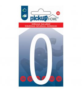 3D HOME STOCKHOLM 90 MM WIT O ACRYLAAT 3 MM ZELFKLEVEND