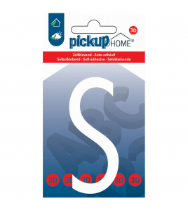 3D HOME STOCKHOLM 90 MM WIT S ACRYLAAT 3 MM ZELFKLEVEND