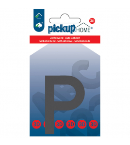 3D HOME LIMA 60 MM GRIJS P ACRYLAAT 3 MM ZELFKLEVEND