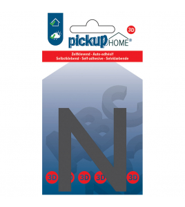 3D HOME LIMA 60 MM GRIJS N ACRYLAAT 3 MM ZELFKLEVEND