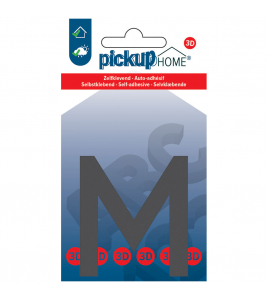 3D HOME LIMA 60 MM GRIJS M ACRYLAAT 3 MM ZELFKLEVEND