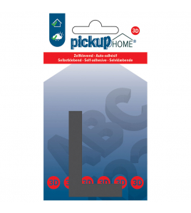 3D HOME LIMA 60 MM GRIJS L ACRYLAAT 3 MM ZELFKLEVEND