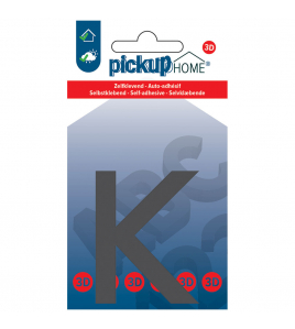 3D HOME LIMA 60 MM GRIJS K ACRYLAAT 3 MM ZELFKLEVEND