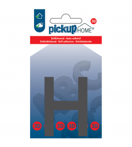 3D HOME LIMA 60 MM GRIJS H ACRYLAAT 3 MM ZELFKLEVEND