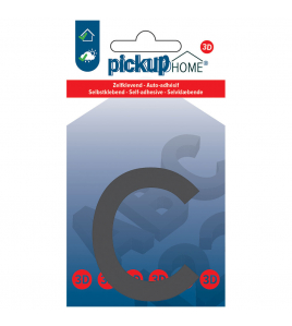 3D HOME LIMA 60 MM GRIJS C ACRYLAAT 3 MM ZELFKLEVEND