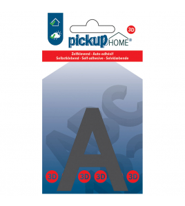 3D HOME LIMA 60 MM GRIJS A ACRYLAAT 3 MM ZELFKLEVEND