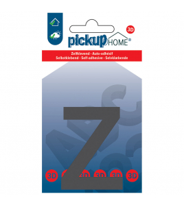 3D HOME LIMA 60 MM GRIJS Z ACRYLAAT 3 MM ZELFKLEVEND