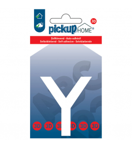 3D HOME LIMA 60 MM WIT Y ACRYLAAT 3 MM ZELFKLEVEND