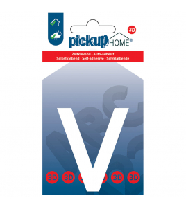 3D HOME LIMA 60 MM WIT V ACRYLAAT 3 MM ZELFKLEVEND