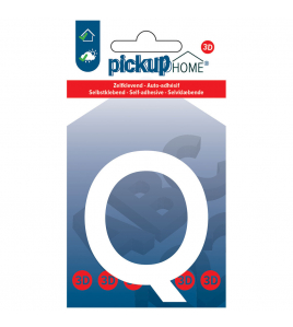 3D HOME LIMA 60 MM WIT Q ACRYLAAT 3 MM ZELFKLEVEND