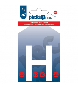 3D HOME LIMA 60 MM WIT H ACRYLAAT 3 MM ZELFKLEVEND