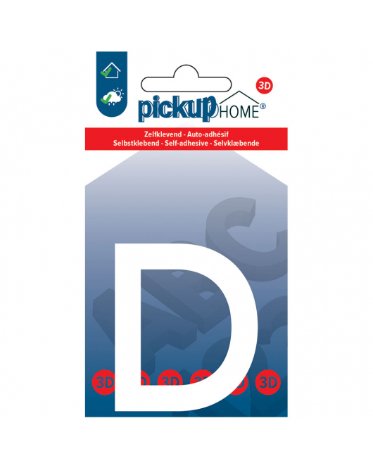 3D HOME LIMA 60 MM WIT D ACRYLAAT 3 MM ZELFKLEVEND