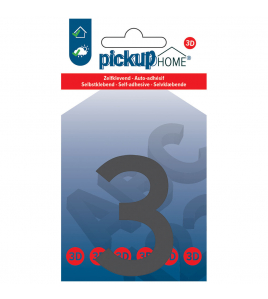 3D HOME LIMA 60 MM GRIJS 3 ZELFKLEVEND