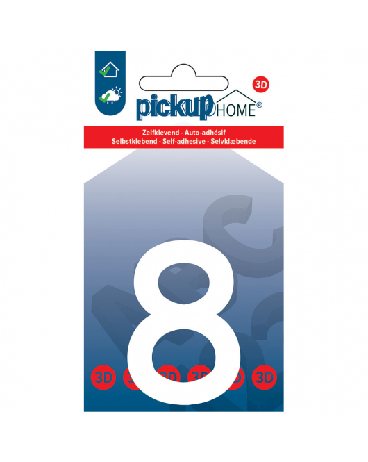 3D HOME LIMA 60 MM WIT 8 ZELFKLEVEND