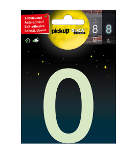 GLOW IN THE DARK NUMMER 0 75 MM ZELFKLEVEND