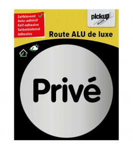 ALUBORD ZELFKLEVEND PRIVE 80 MM ROND ALUPANEL 3 MM