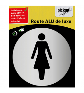 ALUBORD ZELFKLEVEND DAMES 80 MM ROND ALUPANEL 3 MM