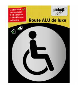 ALUBORD ZELFKLEVEND TOEGANKELIJK VOOR ROLSTOEL 80 MM ROND ALUPANEL 3 MM