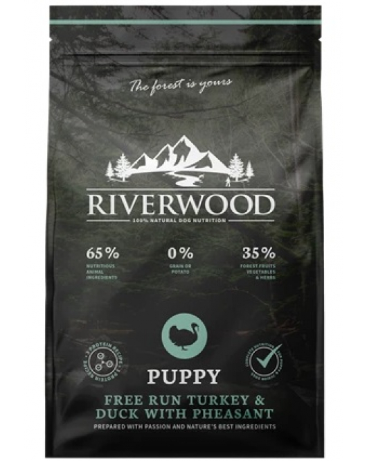 RIVERWOOD PUPPY TURKEY/DUCK/PHEASANT 2KG