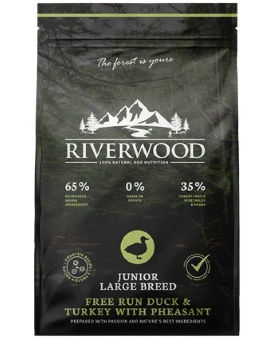 RIVERWOOD JUNIOR LB, DUCK/TURKEY/PHEASANT 2KG