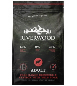 RIVERWOOD ADULT REINDEER/VENISON/WILD BOAR 2KG